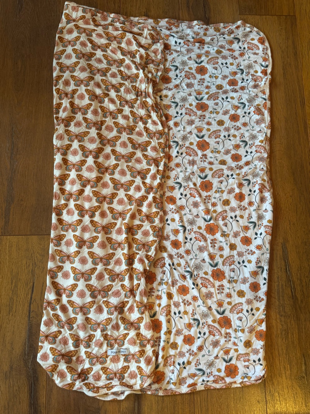 Posh Peanut Orange Floral & Butterfly